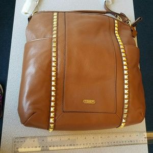 🔅Final Price-COACH, Tan LEATHER purse